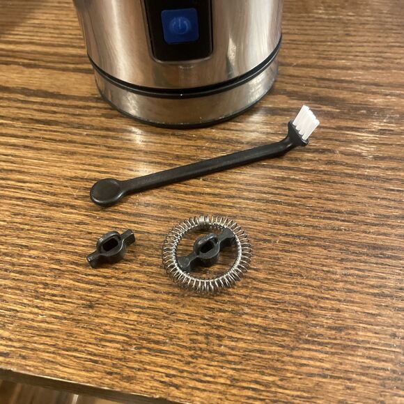 Miroco MI-MF001 Milk Frother Electric Milk Steamer - Silver EUC - Picture 2 of 8